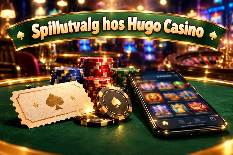 Spillutvalg hos Hugo Casino